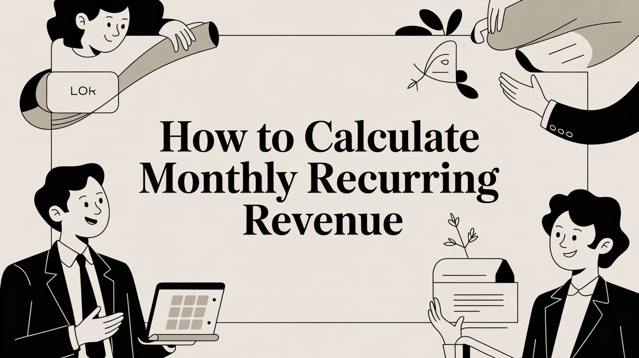 How to Calculate Monthly Recurring Revenue