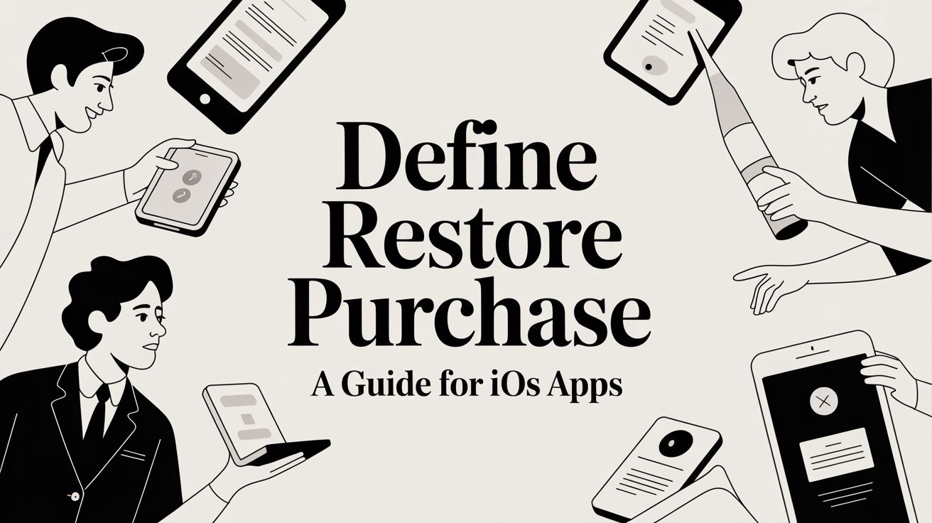 Define Restore Purchase A Guide for iOS Apps