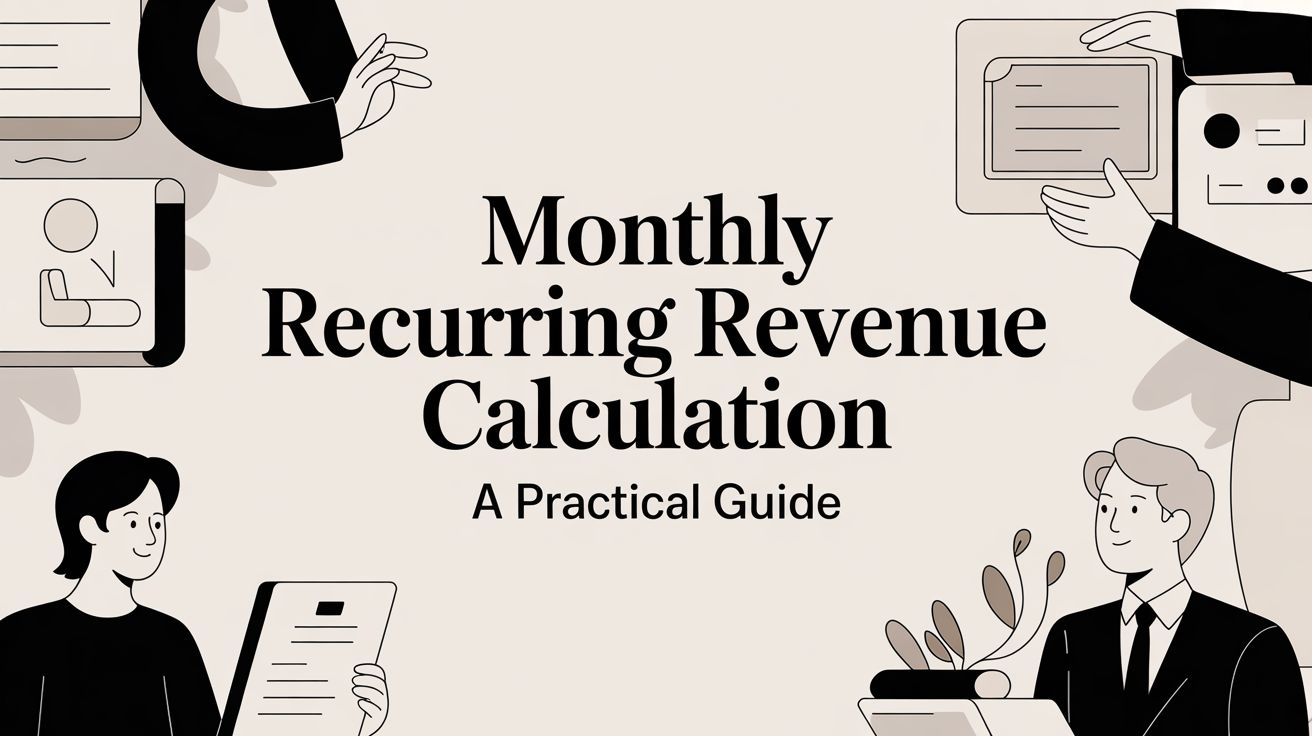 Monthly Recurring Revenue Calculation A Practical Guide