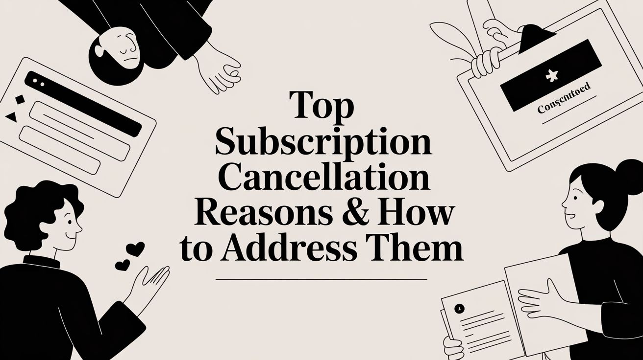 Top Subscription Cancellation Reasons & How to Address Them