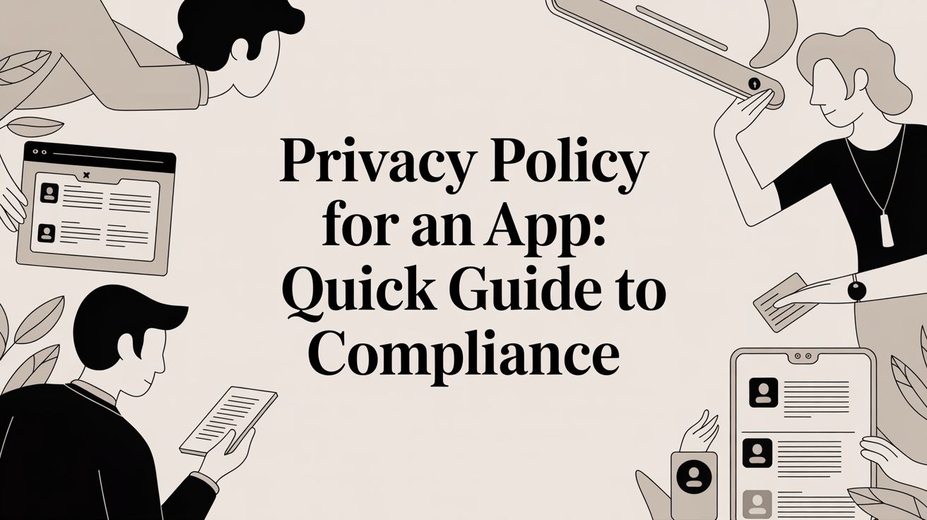 privacy policy for an app: Quick Guide to Compliance