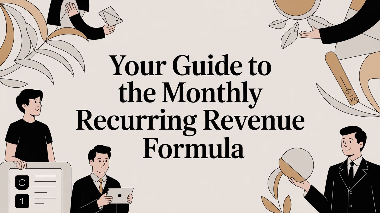 Your Guide to the Monthly Recurring Revenue Formula