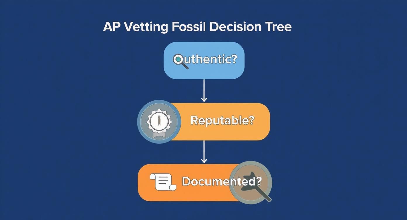 Infographic about best place to buy fossils online