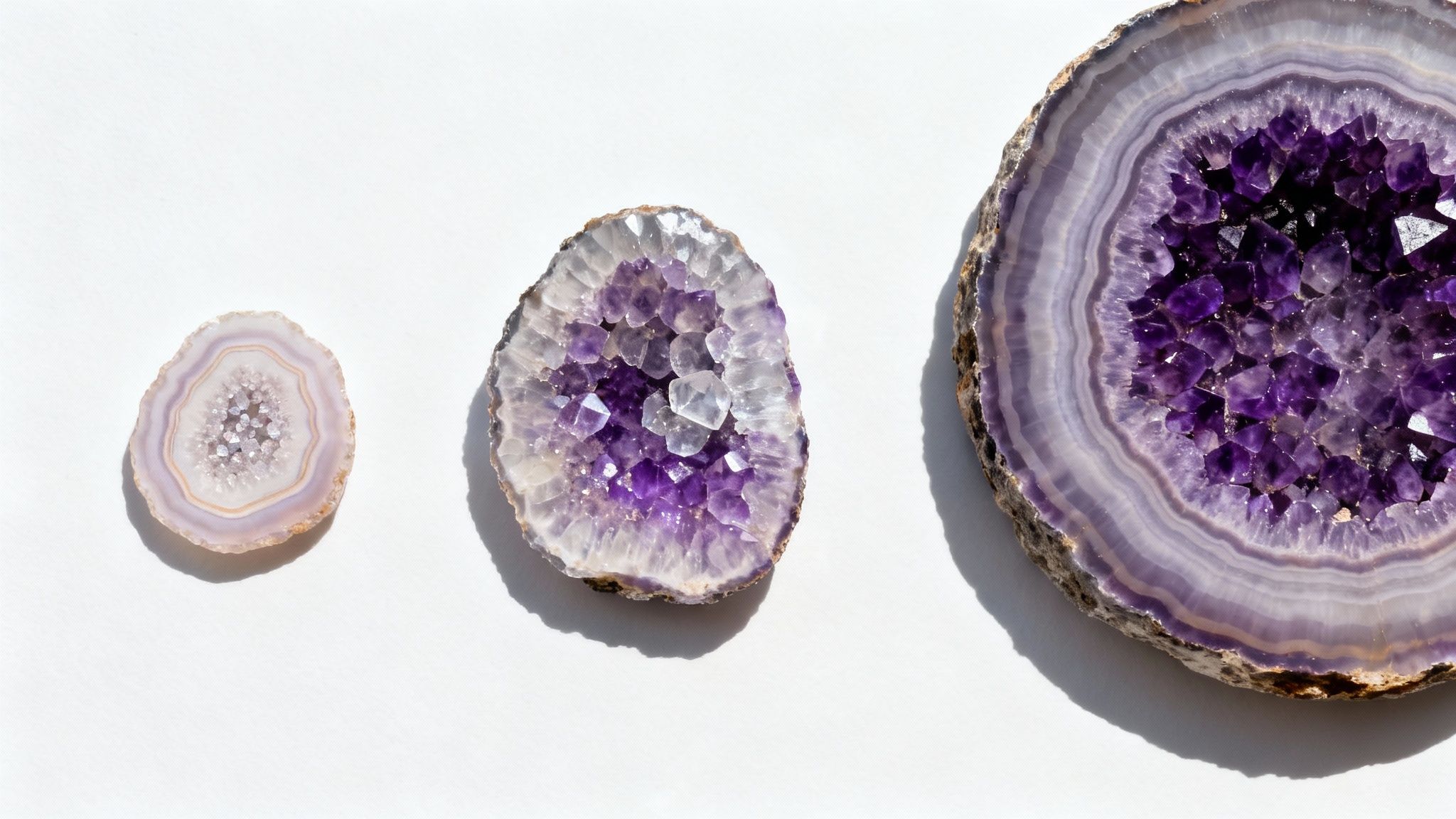 Agate Amethyst Geode Banding Example