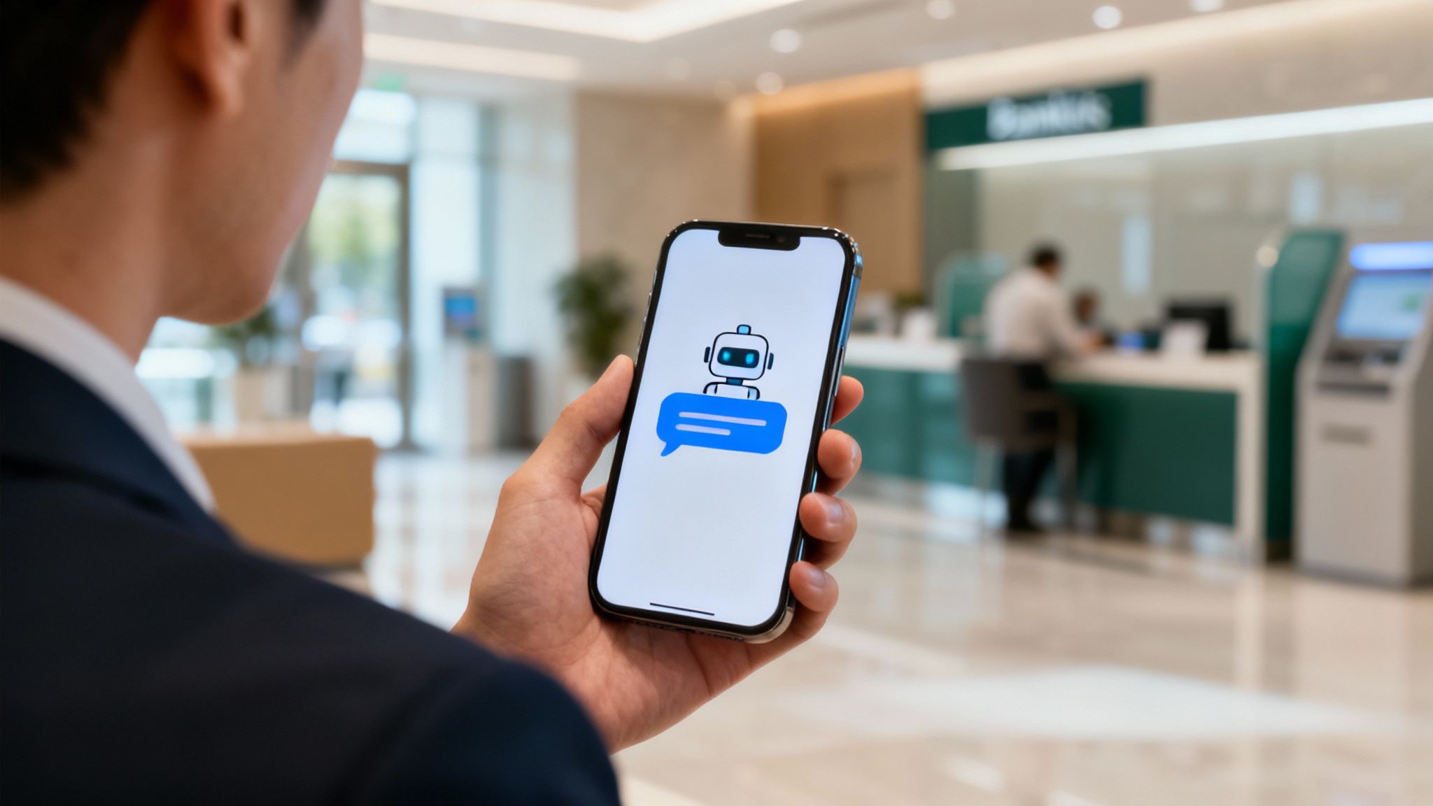 Banking chatbot in action