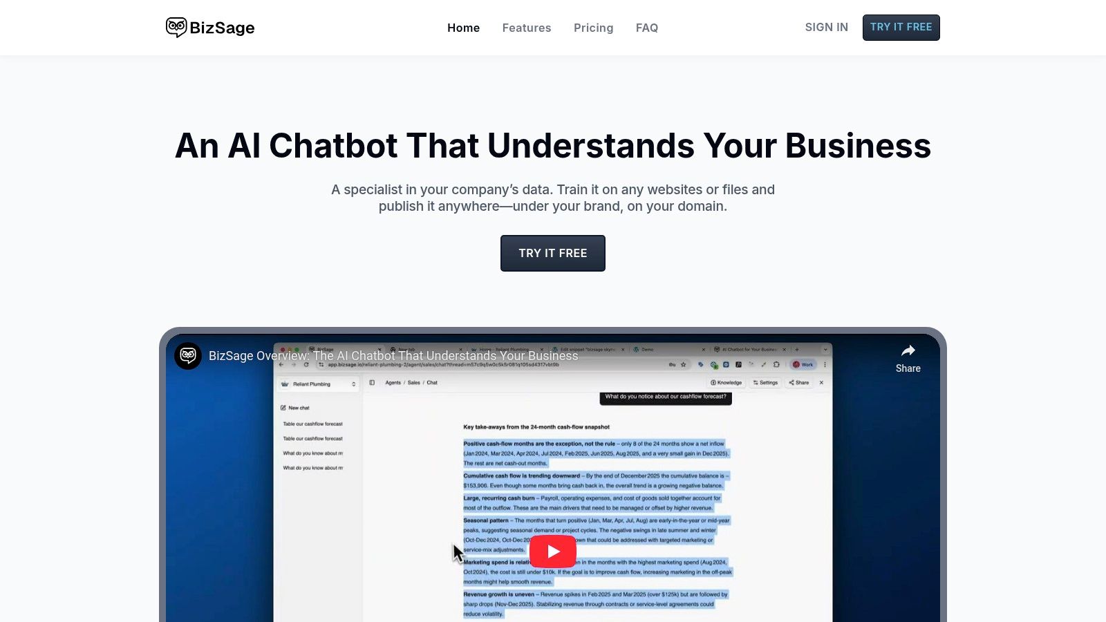 BizSage AI Chatbot for Employee Onboarding