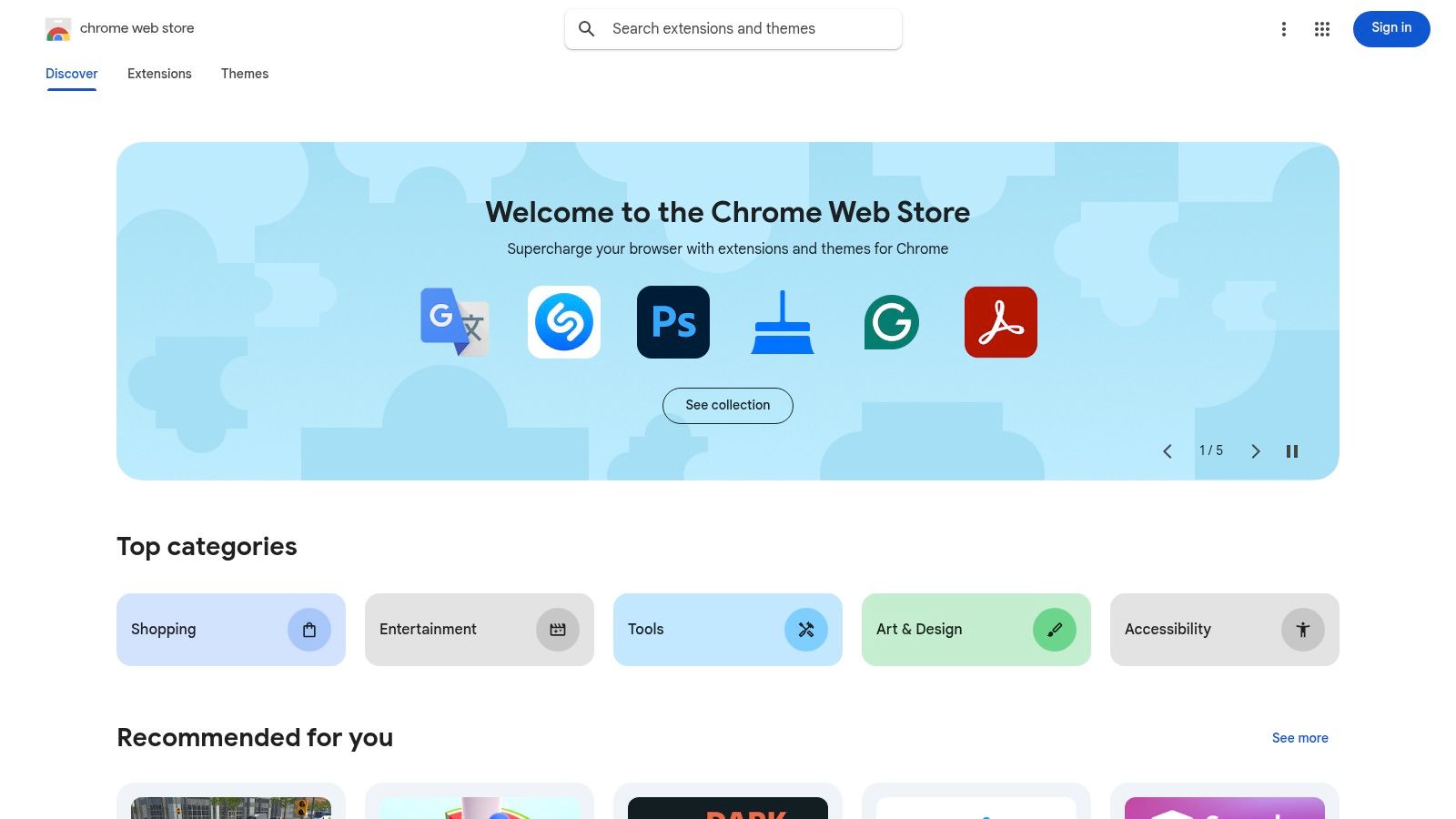 Chrome Web Store — ChatGPT browser extensions