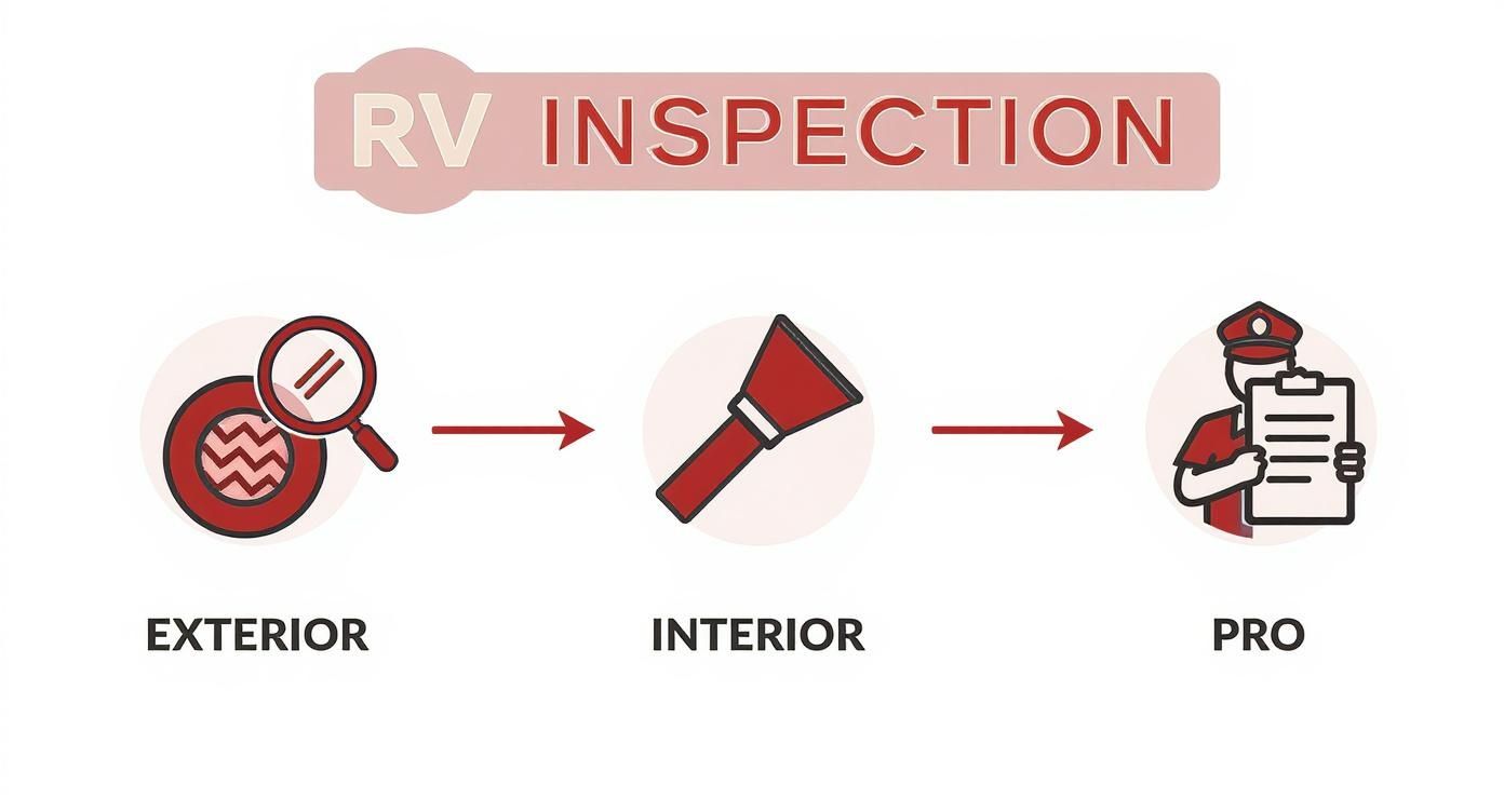 Infographic about rv motorhome class a for sale