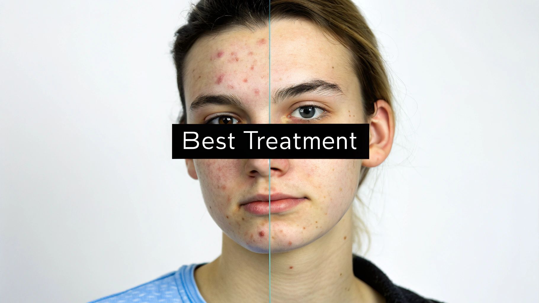 A person receiving a skincare treatment from a professional