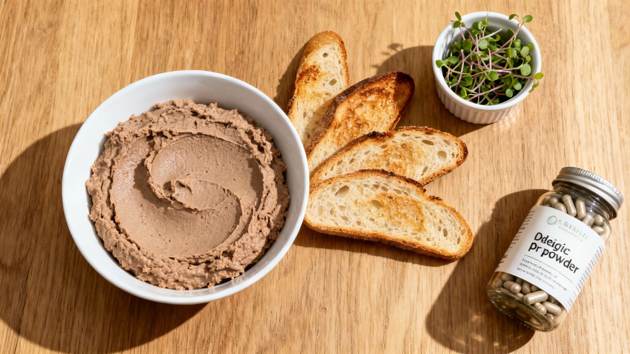 Athlete cooking organ recipe