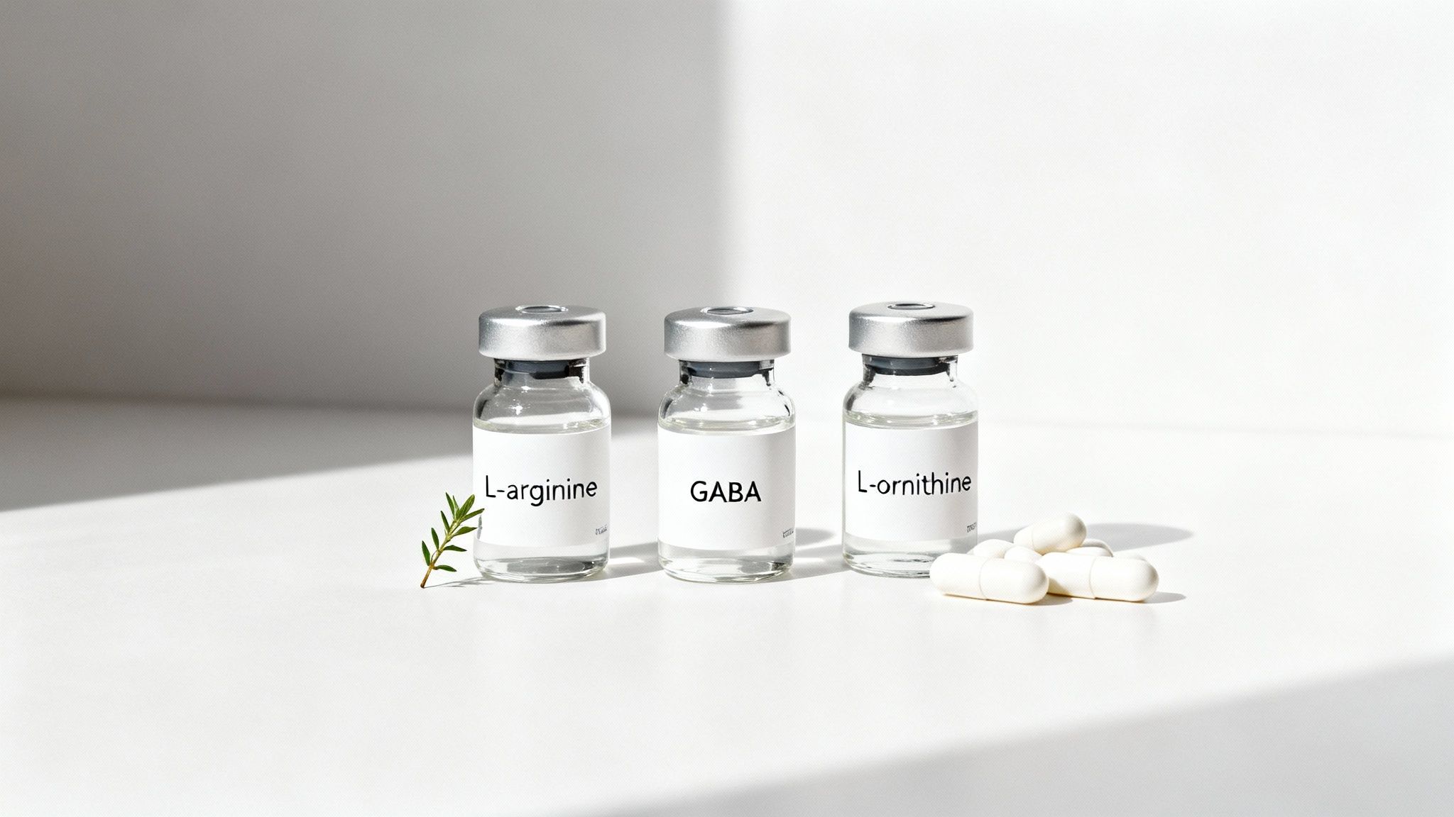 A person carefully examining the ingredient label on a supplement bottle