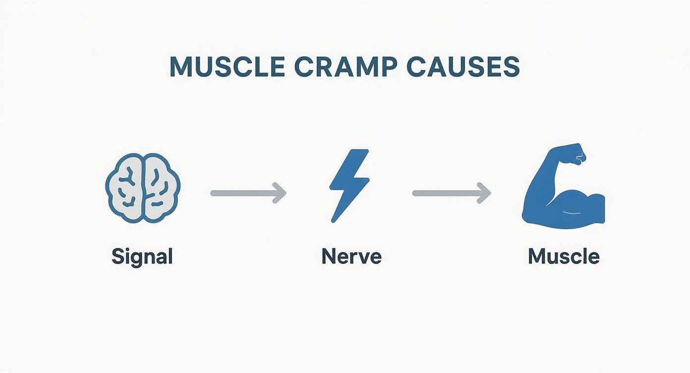 Infographic about how to prevent muscle cramps