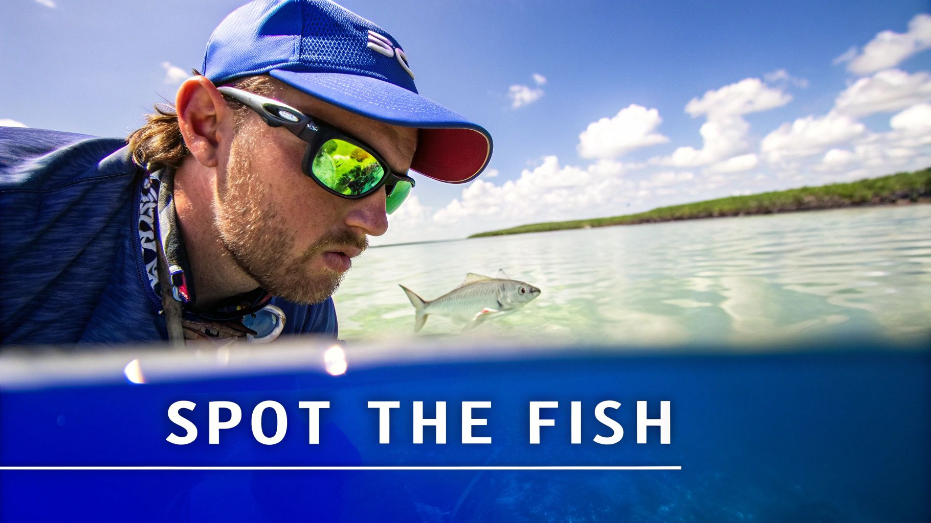 Two men on a boat, engaged in sportfishing, with one holding a large fish.
