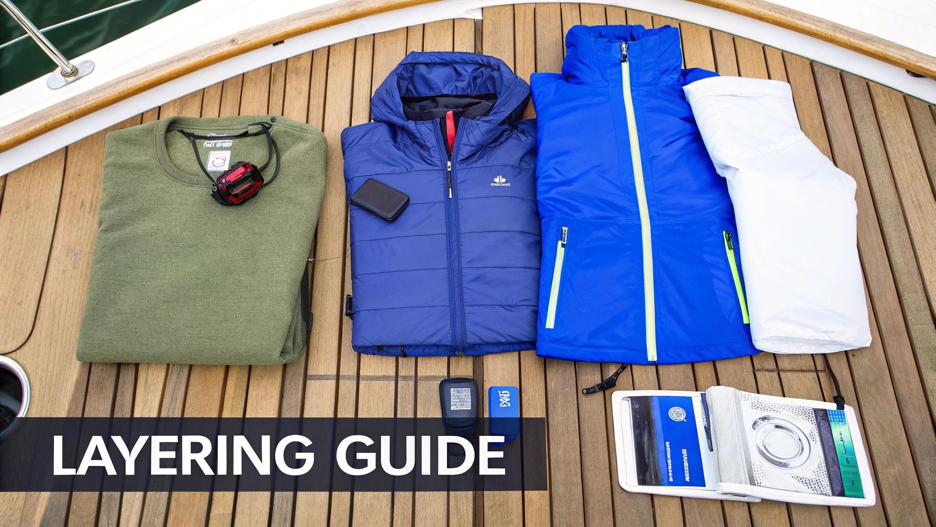 Angler layering rain gear