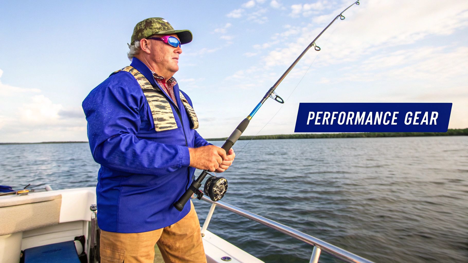 A vintage black and white photo of Ed and Frank Murray on a fishing boat with a large marlin.