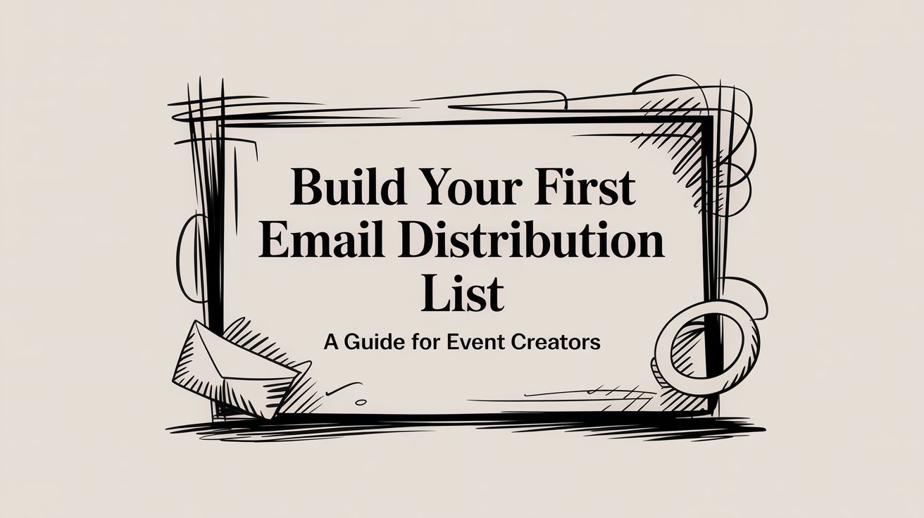 How to Build an Email Distribution List That Actually Sells Tickets
