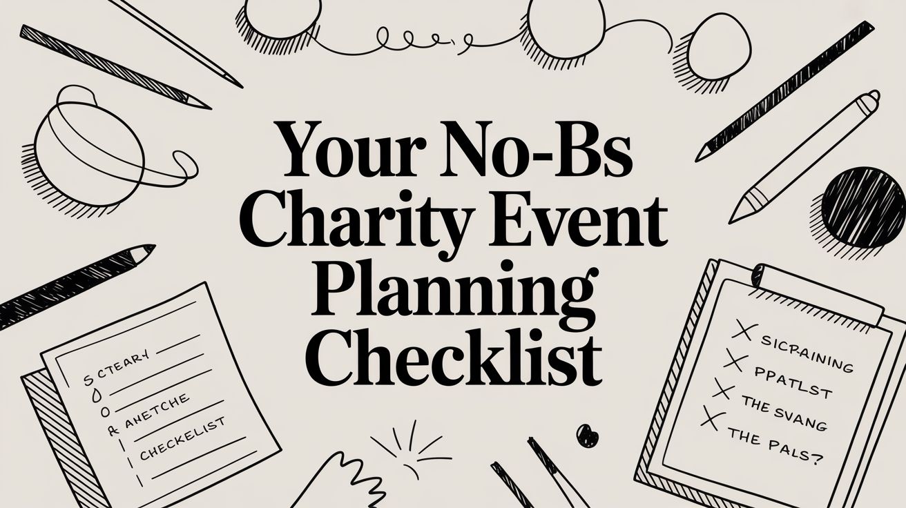 Your No-BS Charity Event Planning Checklist