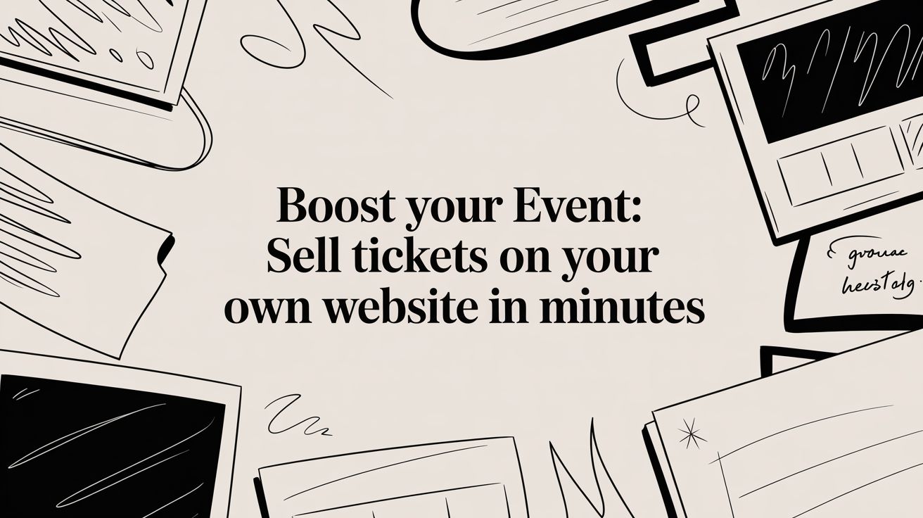 Boost Your Event: Sell Tickets on Your Own Website in Minutes