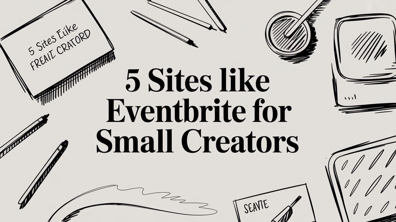 5 Sites Like Eventbrite for Small Creators