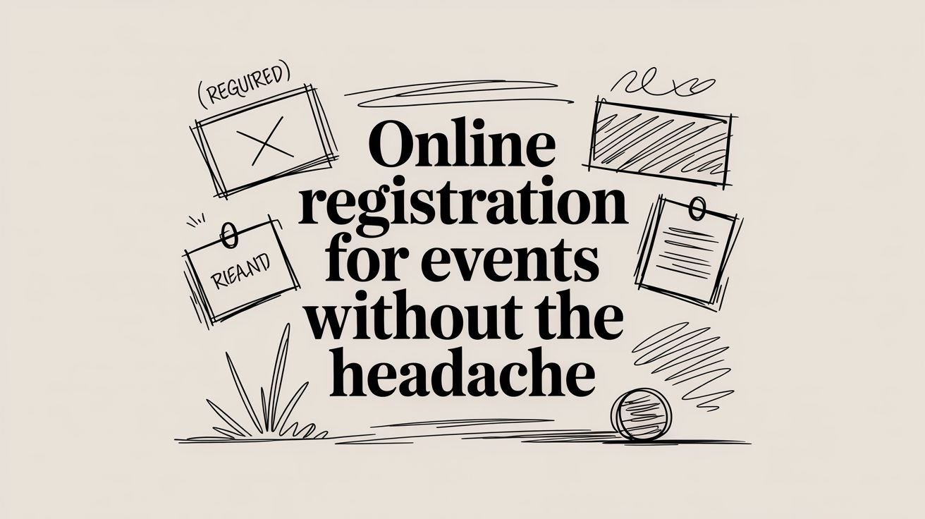 Ditch the Spreadsheet: A No-Nonsense Guide to Online Registration for Events