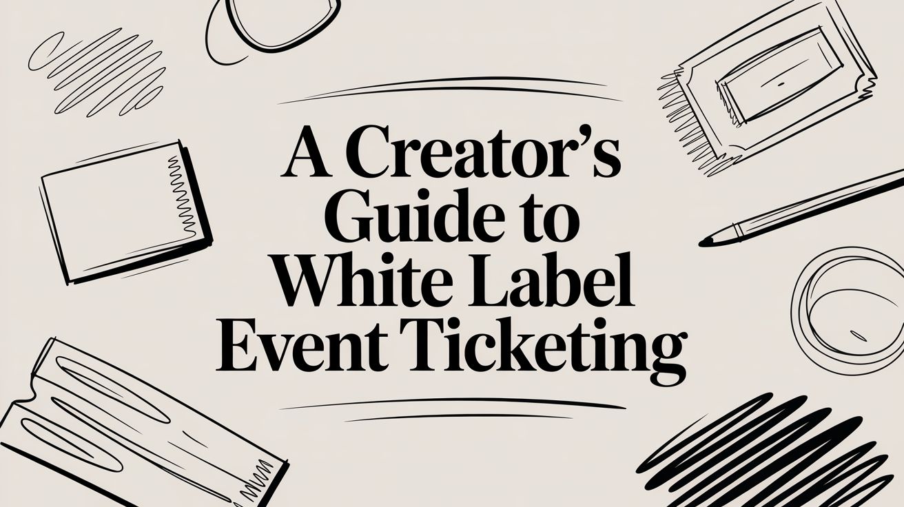A Creator's Guide to White Label Event Ticketing