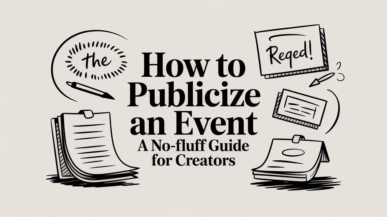 How to Publicize an Event: A Guide for Creators