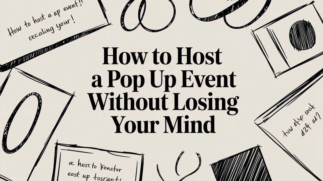 How to Host a Pop Up Event