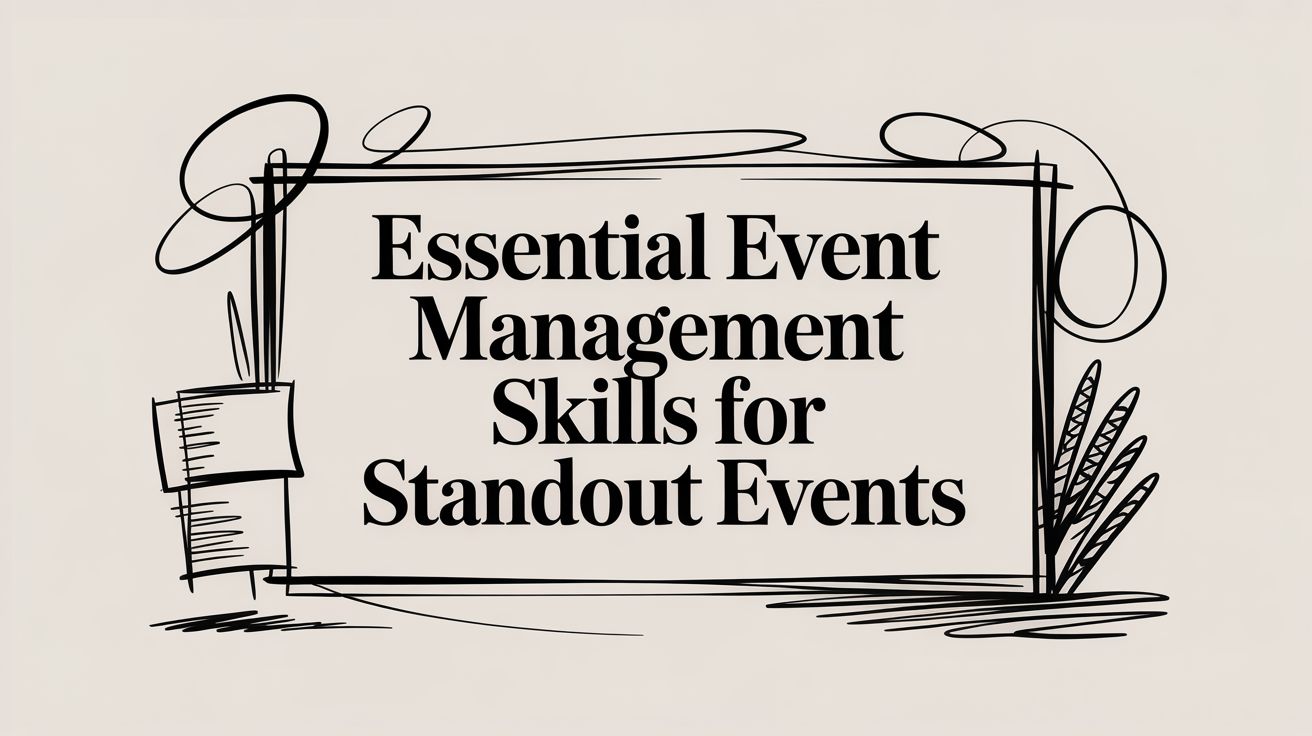 The Real Event Management Skills Nobody Teaches You