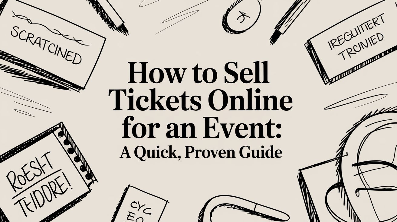 How to sell tickets online for an event: A quick, proven guide
