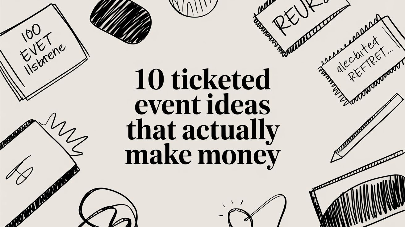 10 Ticketed Event Ideas That Actually Make Money