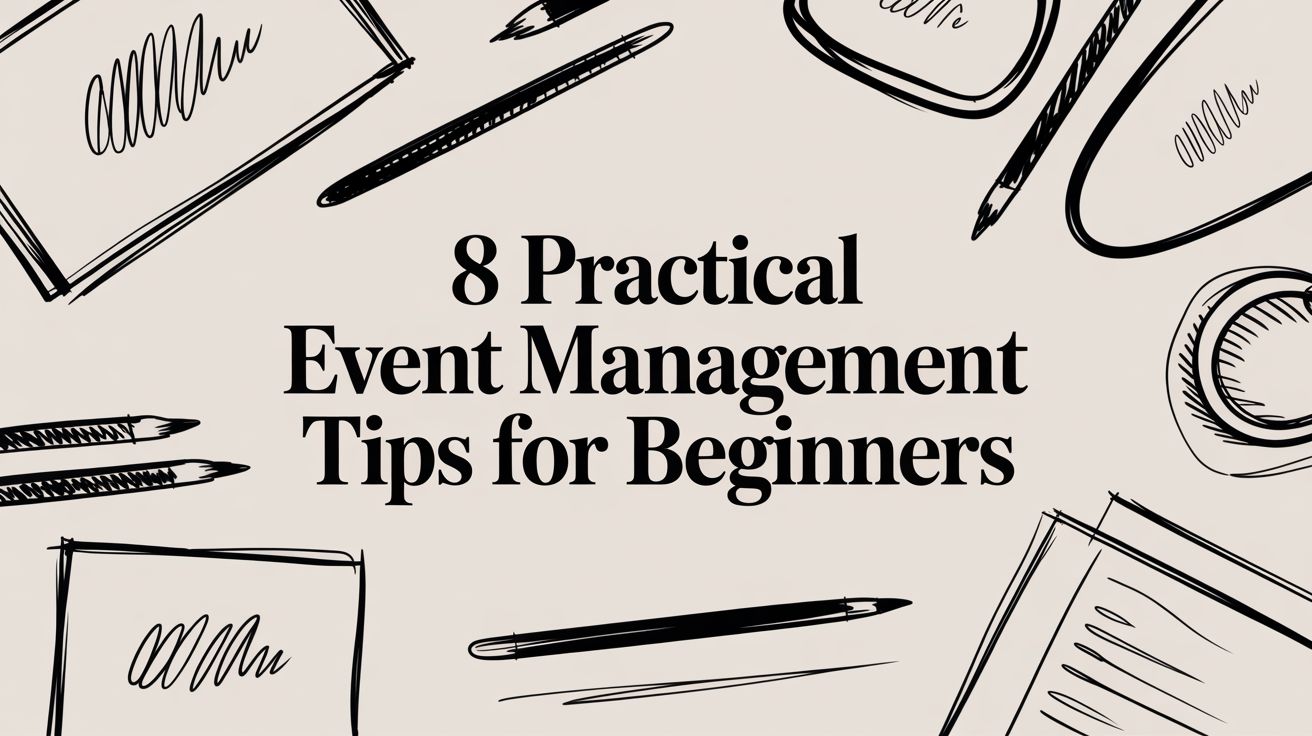 8 Practical Event Management Tips for Beginners