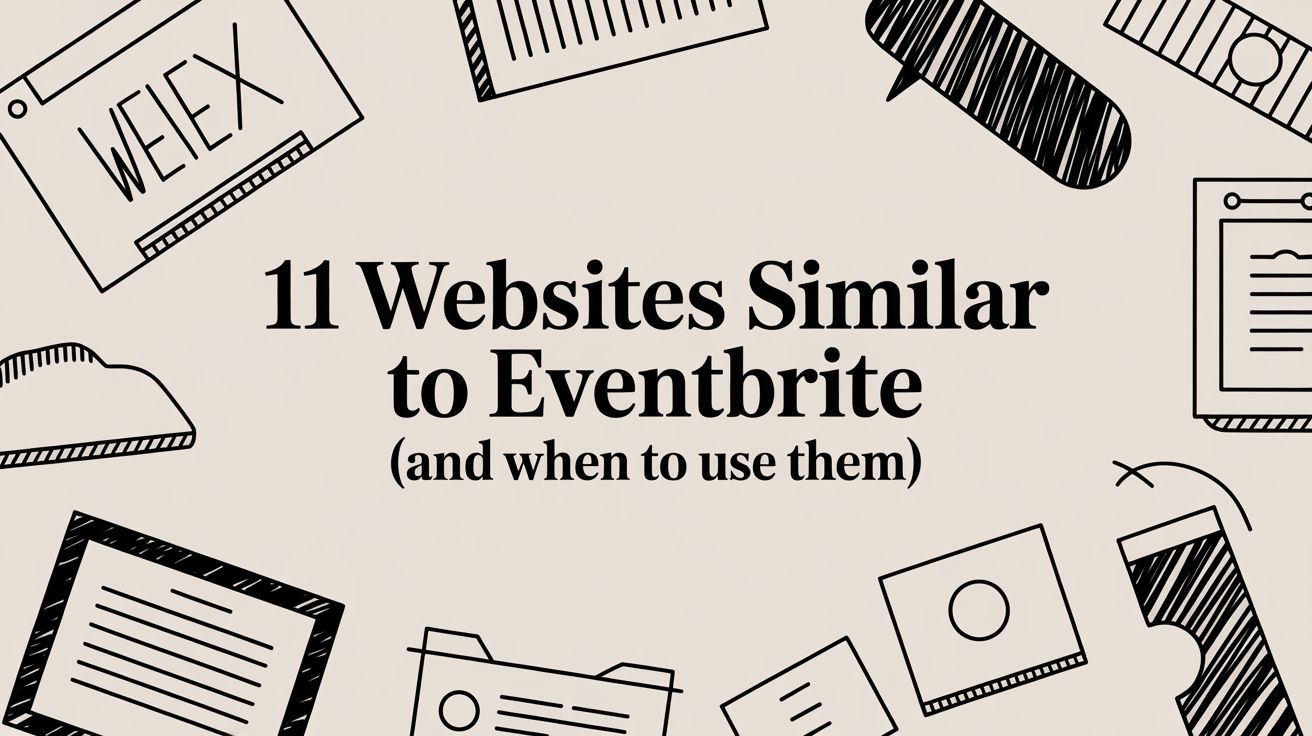 11 Websites Similar To Eventbrite (And When To Use Them)