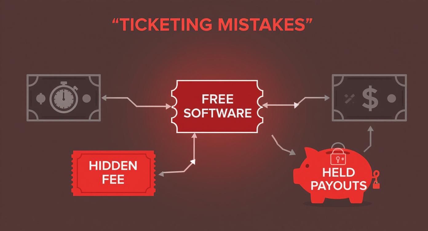 Infographic about free event ticketing software