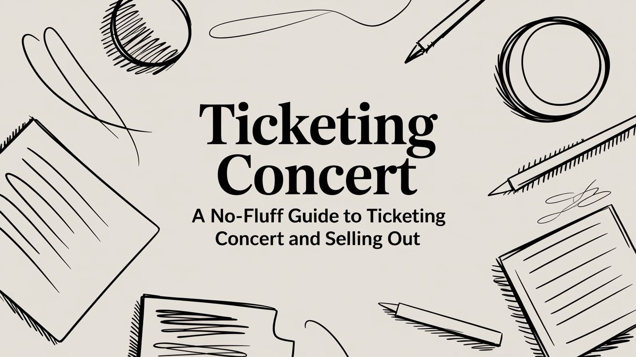 A Short Guide to Ticketing a Concert and Actually Selling Out
