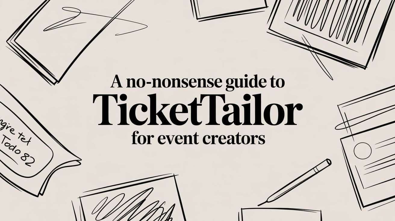 A No-Nonsense Guide to TicketTailor for Event Creators