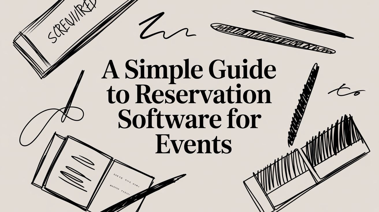 A Simple Guide to Reservation Software for Events