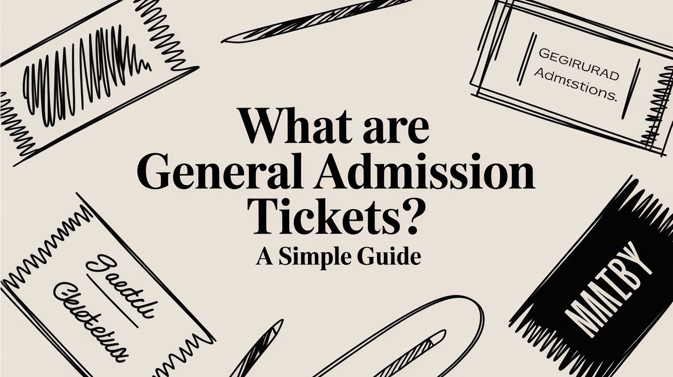 What Are General Admission Tickets? A Quick Guide