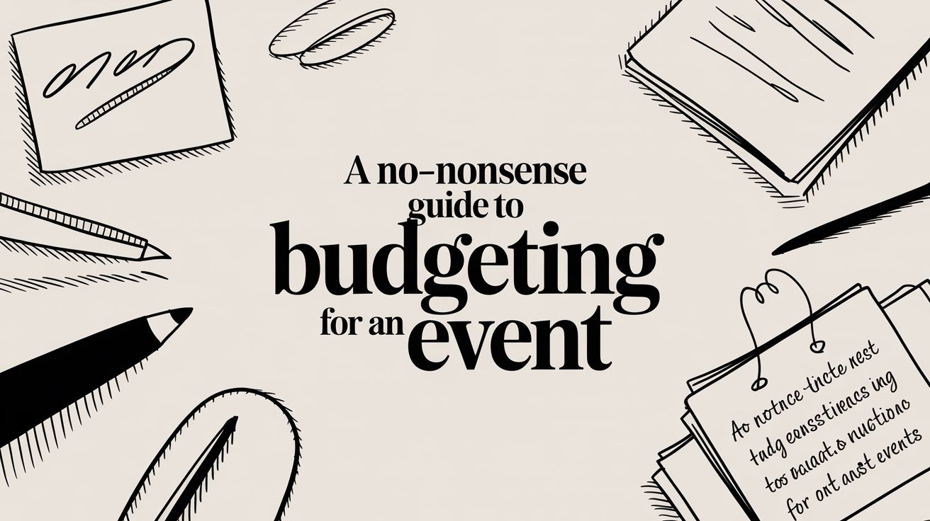 A No-BS Guide to Budgeting for an Event