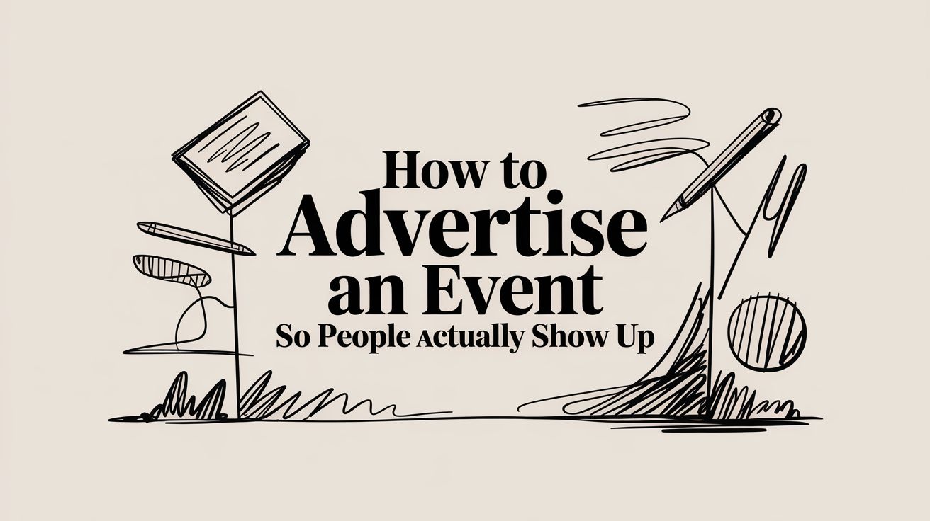 How to Advertise an Event So People Actually Show Up