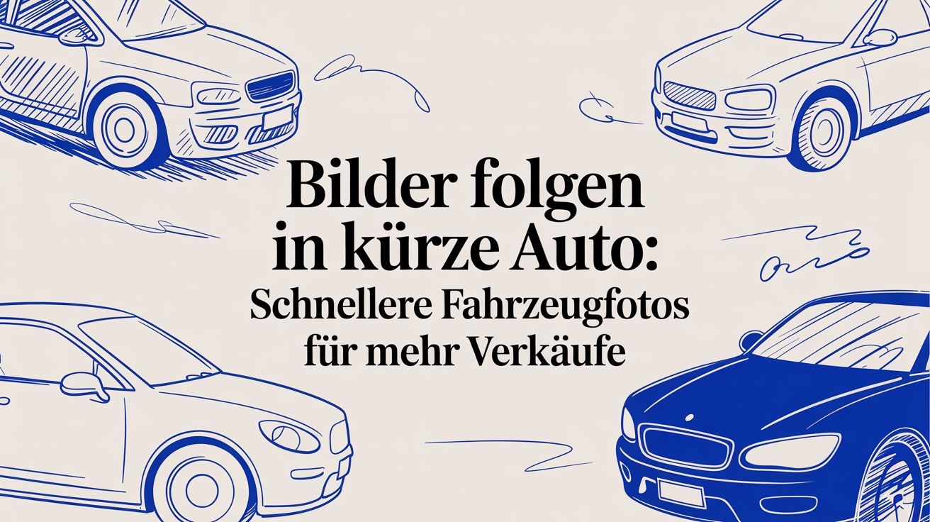 Bilder folgen in kürze auto: Schnellere Fahrzeugfotos für mehr Verkäufe