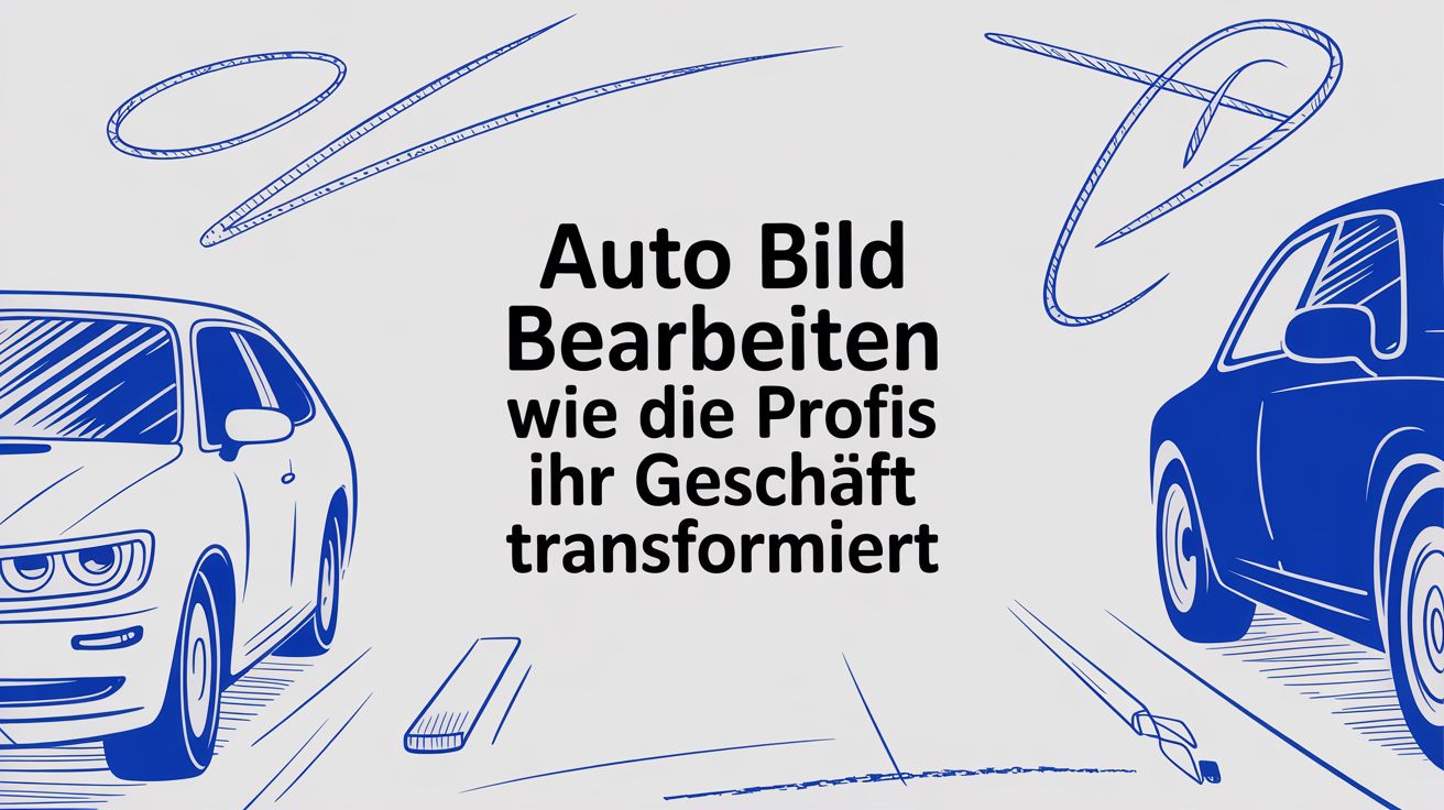 Auto bild bearbeiten wie die profis ihr geschäft transformiert