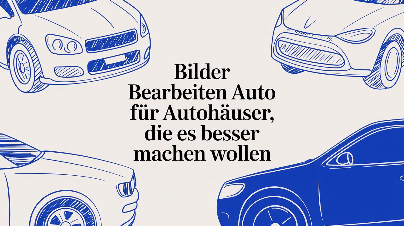 Bilder bearbeiten auto für autohäuser die es besser machen wollen