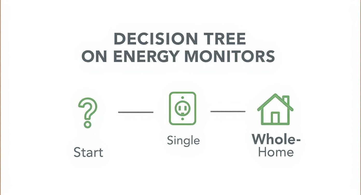 Infographic about energy usage monitoring