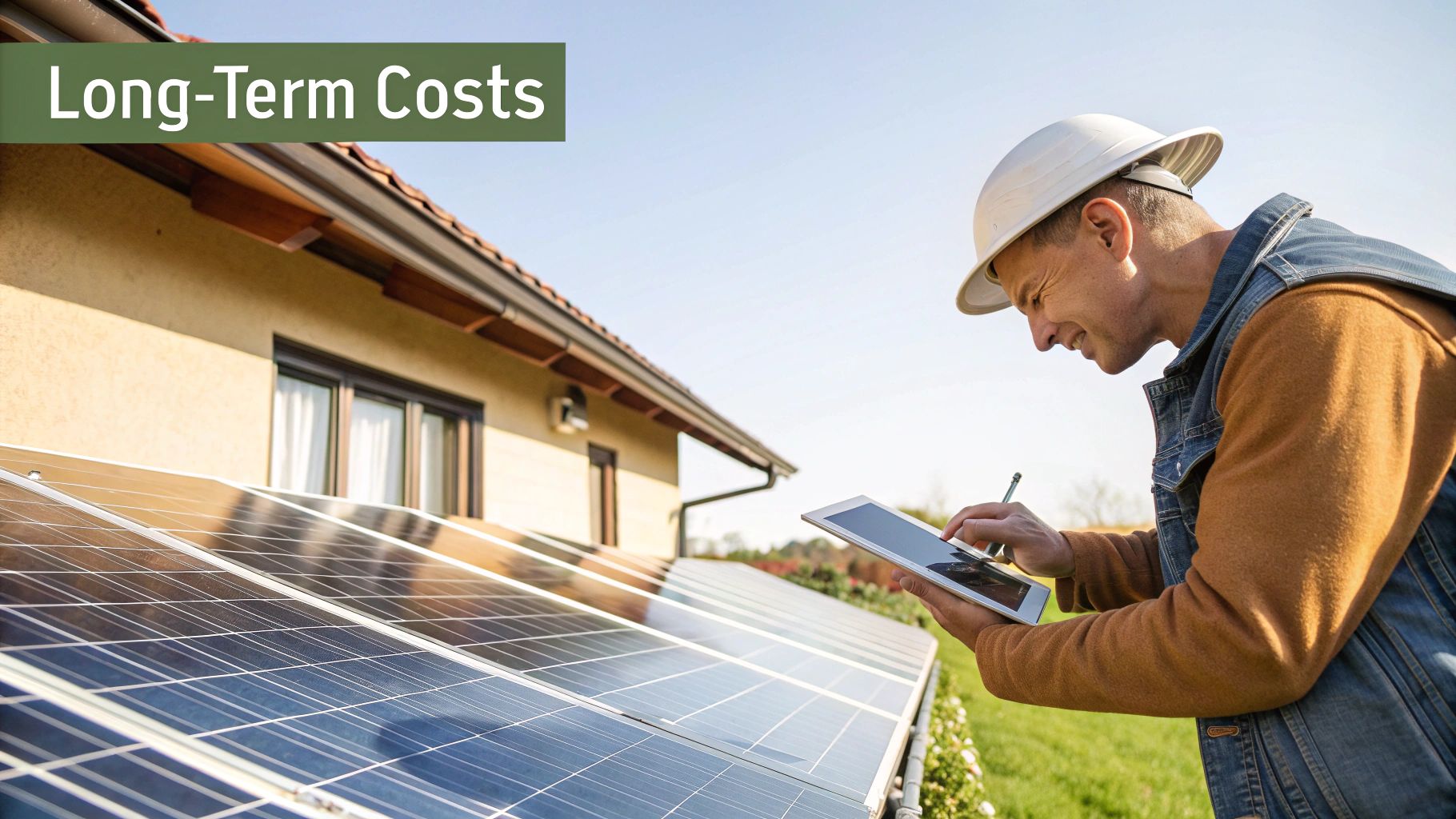 Map of the United States with solar cost variations per state