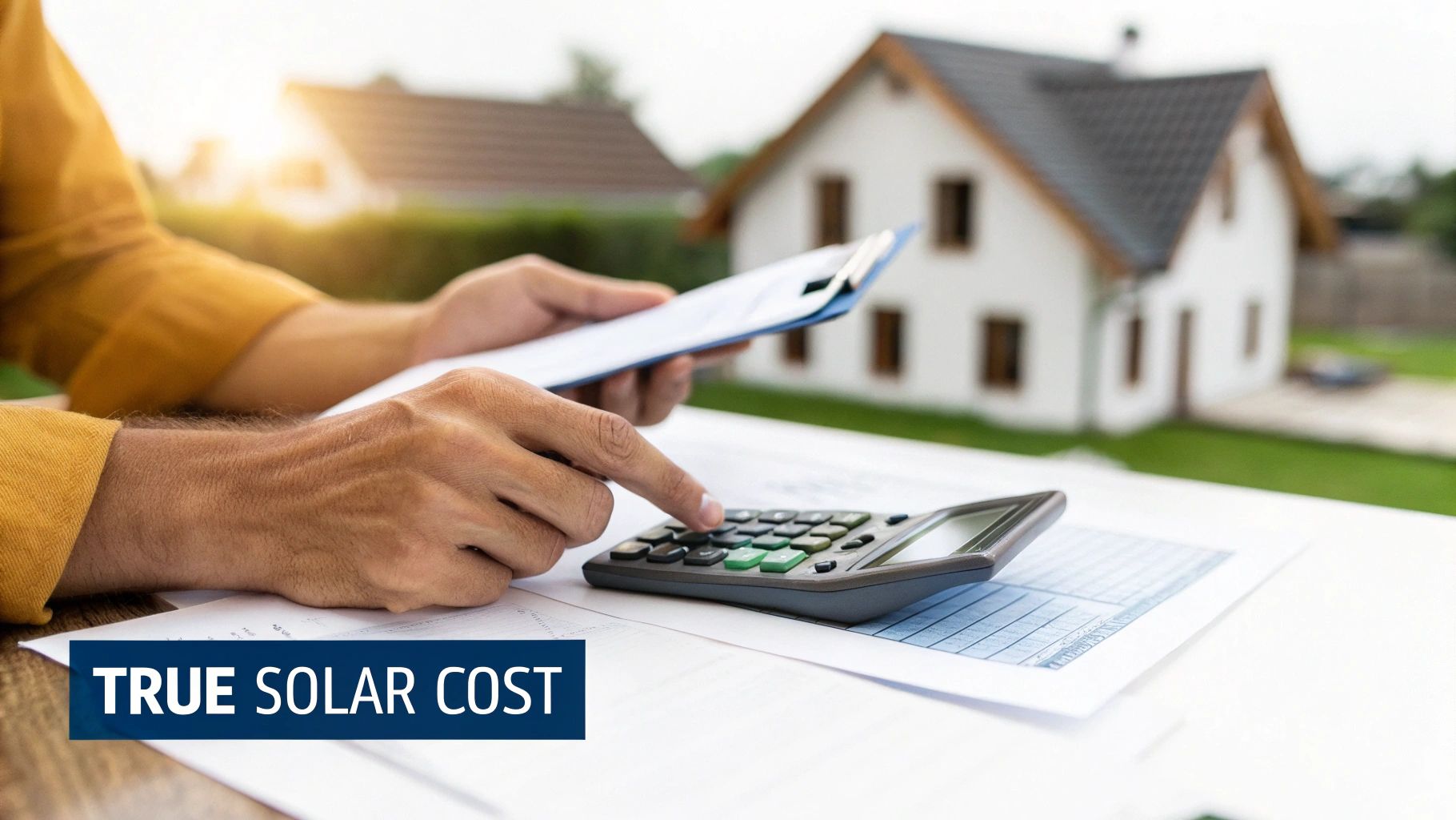 A detailed pie chart showing the cost breakdown of a residential solar panel system.