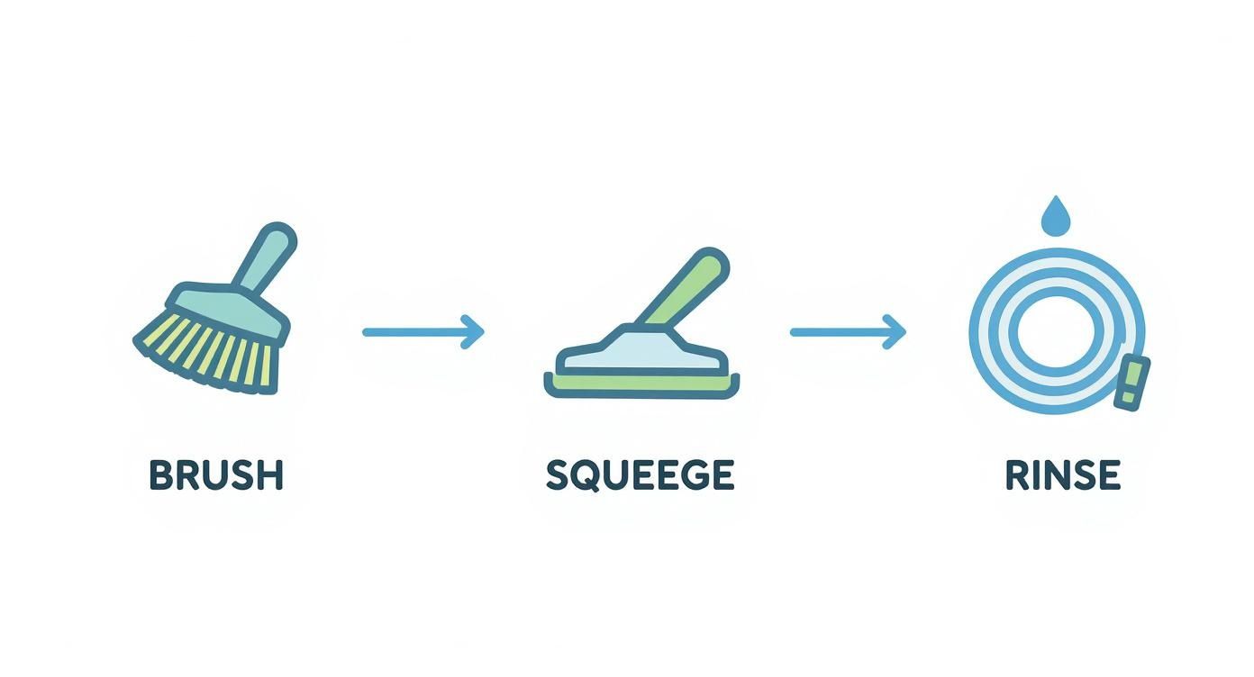 Infographic about clean solar panels