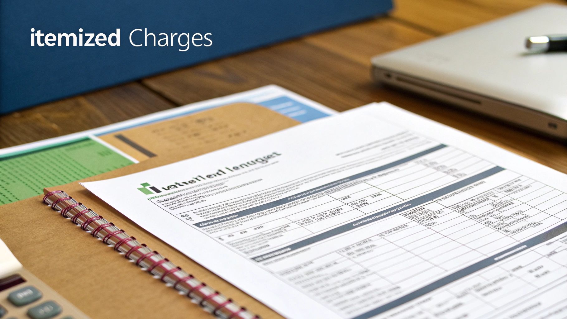 A detailed breakdown of an electricity bill highlighting different charges.