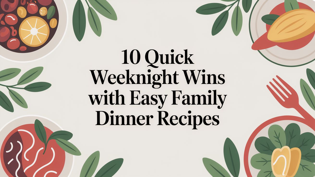 10 Quick Weeknight Wins with easy family dinner recipes | mise Blog