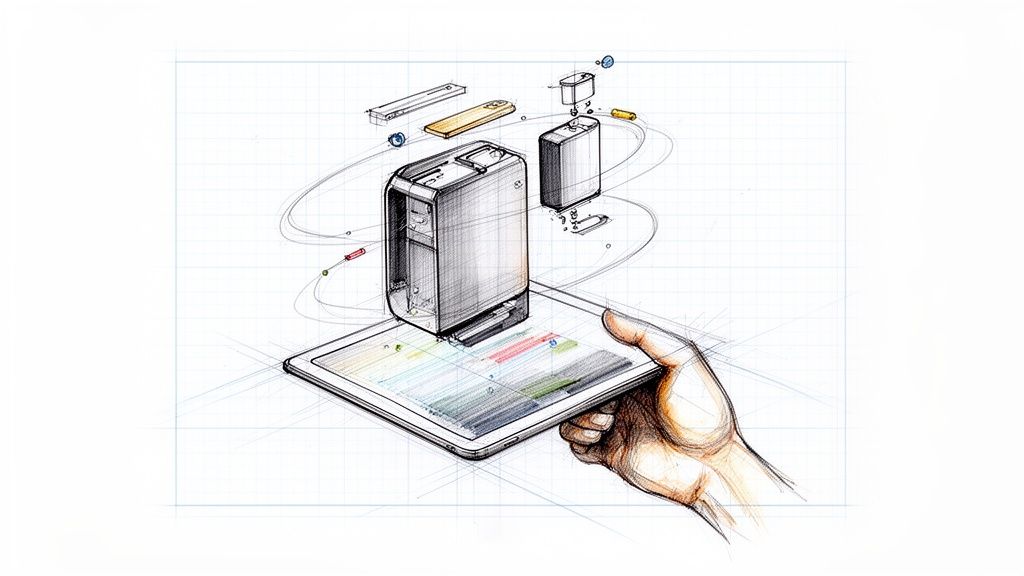 שרטוט תלת מימד שהופך רעיון למציאות