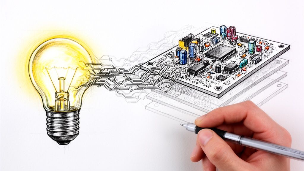 ייצור מעגלים מודפסים: מדריך אמיתי להפיכת רעיון למציאות
